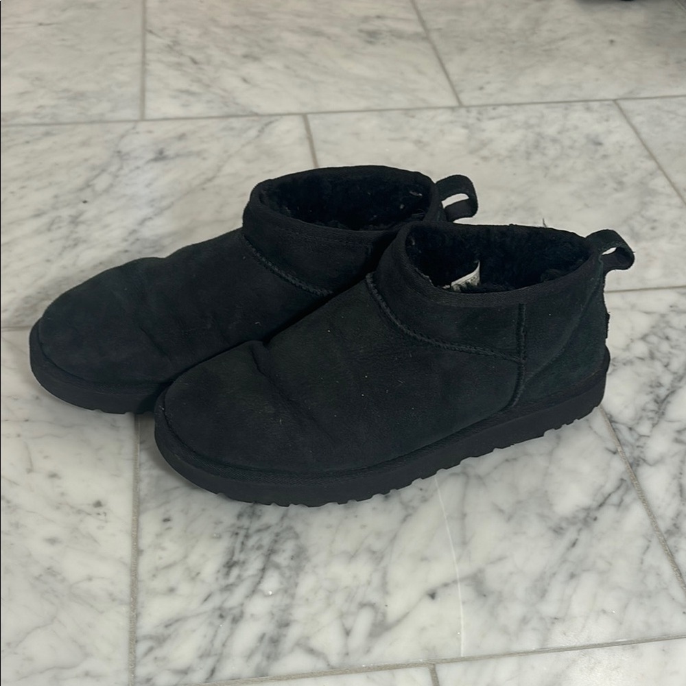 Black Ugg Mini Boots